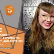An Artist’s Ghost: Embodiment, Exponential Technology, and Afterlife artist talk by Amy Karle (video)