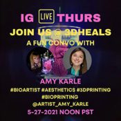 Bioart With Amy Karle: How 3D Printing Connects Art, Science, Humanity